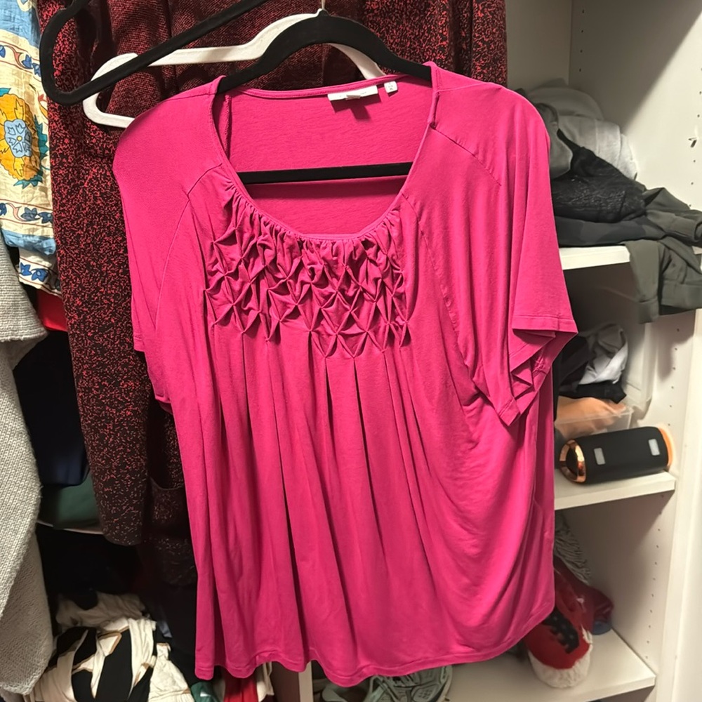 Hot pink comfortable top